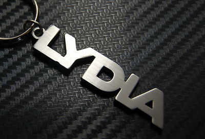 Lydia Schlüsselanhänger Schlüsselbund Schlüsselanhänger Edelstahl Name Geschenk