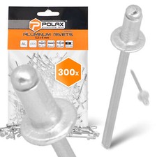300x Blindnieten 3,2x8 mm Nieten Popnieten Aluminium Stahl Blindniet Niet Set
