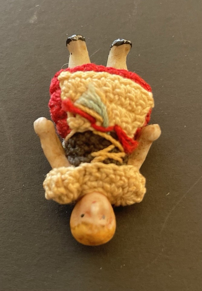 Germany Hertwig Carl Horn Miniature Bisque Girl DOLL Antique eBay