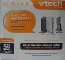 Vonage VTech IP 8100-1 Broadband Telephone System, Base & 1 Handset -35