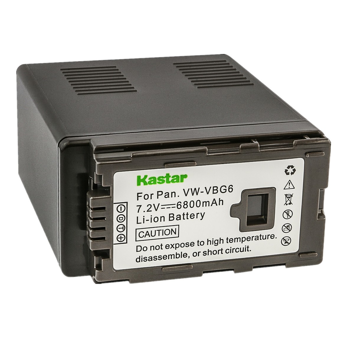 Kastar Replacement Battery Pack for Panasonic VW-VBG6 & AG-HMC83MC