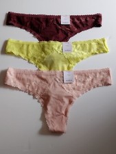 NEW Auden Women's Medium Thong Panties LOT OF 3 UNDERWEAR