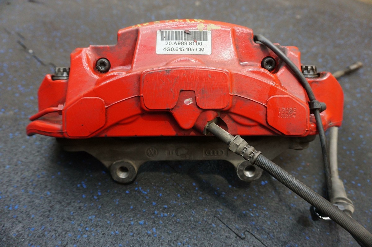 Front Left Brake Caliper Red 400x38mm 4G0615105CM 4G8615107A OEM 