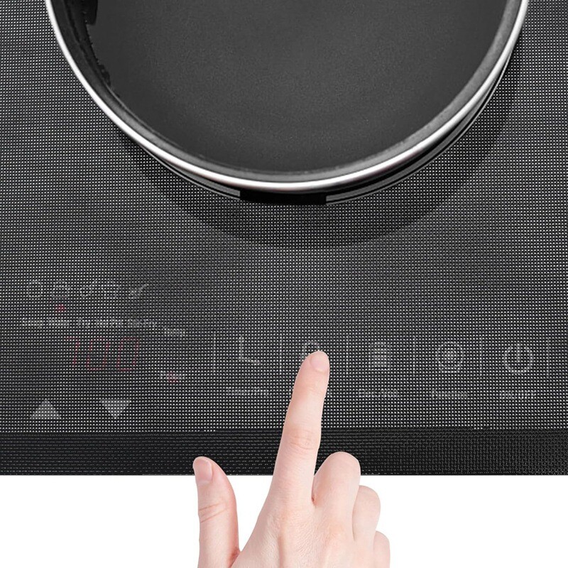 Induktionskochfeld Schutzmatte 78x52cm - Silikon Abdeckplatte Hitzebeständig