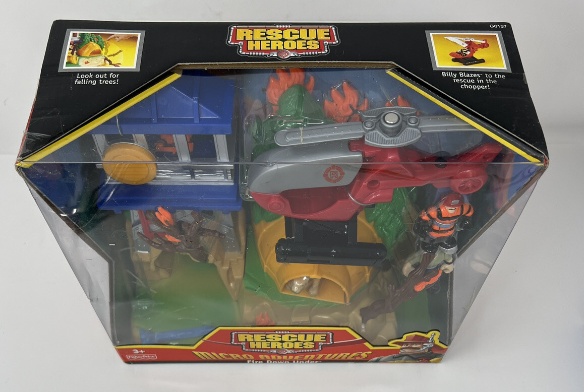 Fisher-Price Rescue Heroes Fire Down Under Micro Adventures