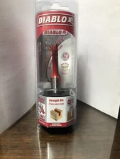 Diablo 12 Straight Bit and Mortising 1 1/4" Cut Length Straight Bit   