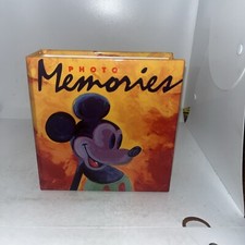 Disney Mickey Mouse Photo Memories Album Binder holds 100 4x6 50 Pages