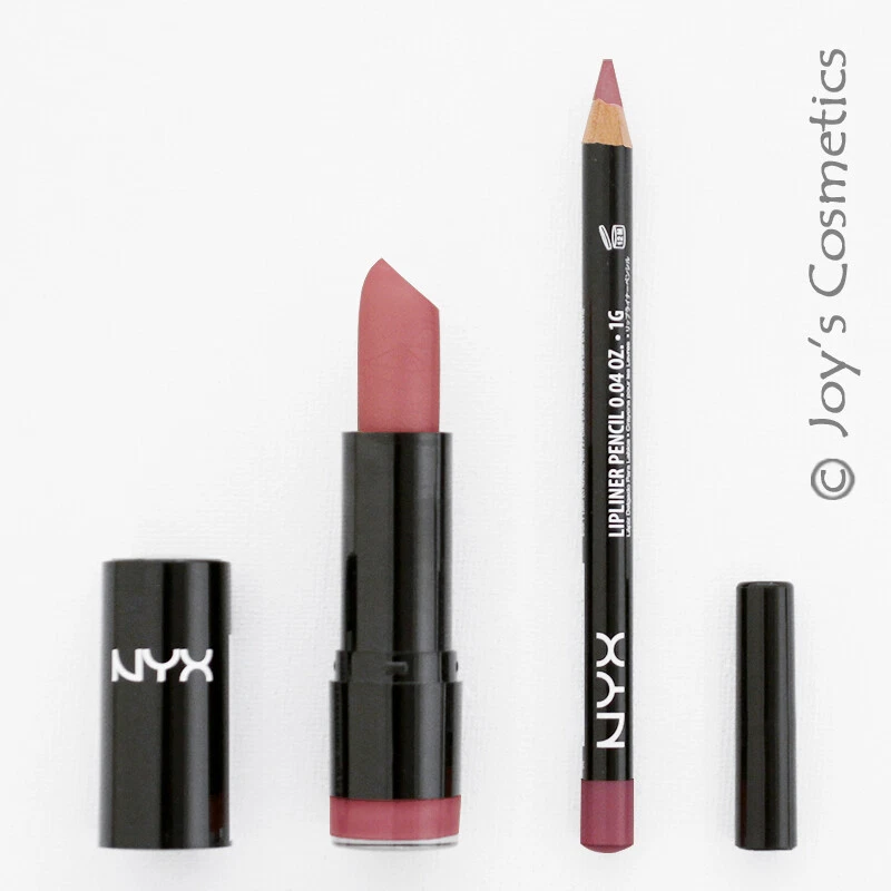 2 NYX Round Lipstick 565 B52 + Slim Lip Liner 831 Mauve *Joy's cosmetics* |  eBay