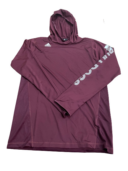 Тренировочный топ Adidas NCAA Mississippi State Темно-бордовый CZ7796 