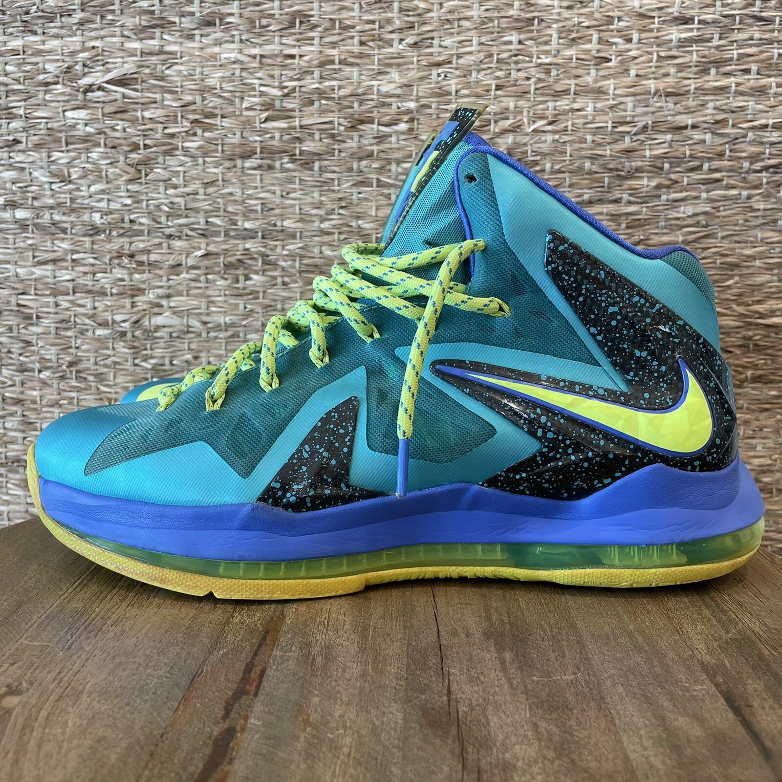Nike LeBron 10 P.S. Elite Shoes Men Sport Turquoise Basketball 579827-300  Sz 10 | eBay