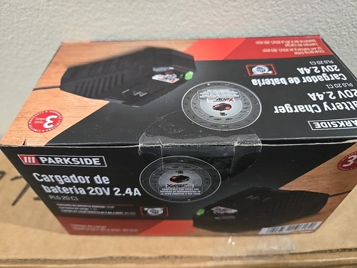 Parkside 20v Battery Charger New In Box 2.4a - Picture 3 of 3