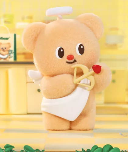 FUNISM Butter Bear Butterbear Business Day Series Blind Box Figura Giocattolo Floccato - Foto 9 di 21