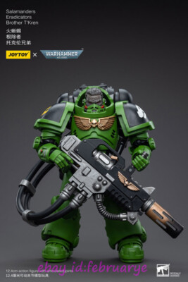 Joytoy1/18 Salamanders Eradicators Brother T'Kren Action Figure In Stock Perfect