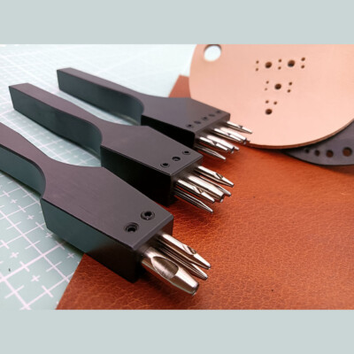 Leder Handwerk Schwarze Runde Löcher Stanzer Brogue Style Stanzschneider Hand Selber Werkzeug