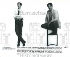 1991 Press Photo Ron Reagan hosts "The Ron Reagan Show" FOX TV - mjp27266