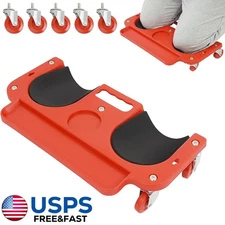Rolling Knee Creeper/Pad ABS High-Impact Frame 5 Swivel Castors Tool Tray Holder