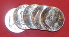 COIN LOT (5 COINS) 1962 P & D Franklin 50C Silver Half Dollar, BU UNC, SWEET!