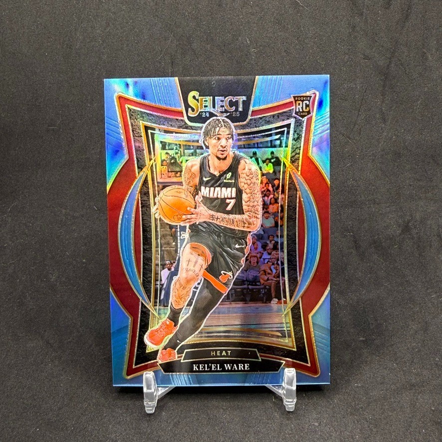 2024-25 Panini Select - Concourse Kel'el Ware #66 Light Blue Prizm /299 (RC)