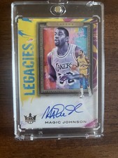 2019 Court Kings Magic Johnson BEAUTIFUL ON CARD AUTO 02/49 Legacies #LS-MJO