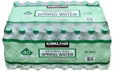Signature Sparking Spring Water Screw Cap Lid Bottles Pack of 40X500Ml