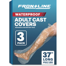 3-Pack Adult Waterproof Leg Cast Cover Reusable Watertight Shower Protector 37"