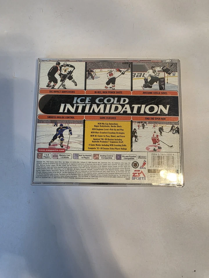 NHL 99 PlayStation PS1 Video Game EA Sports Hockey Tested Working, CIB - Image 4 of 4