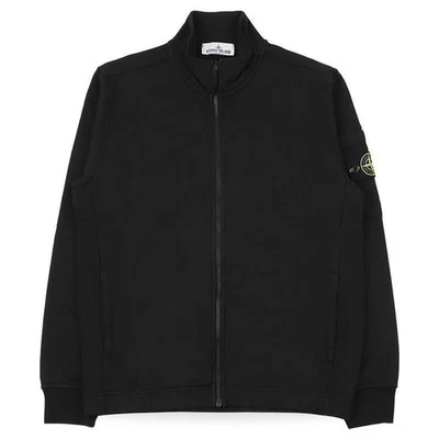Stone Island Stone Men's Patch High Neck Cotton Zip-Up Jacket 151256225 [P] - Photo 1/4