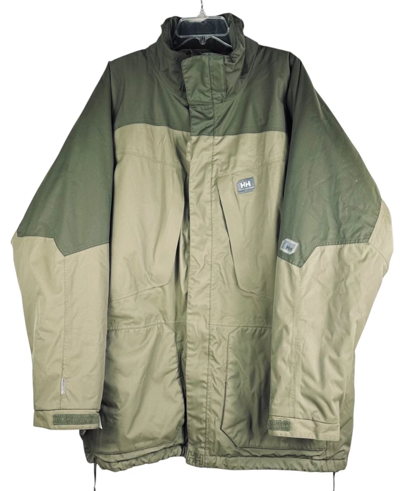 Helly Hansen Jacket Parka Coat Mens XXL 2XL Green Ski Snowboard Helly Tech u - Image 2 of 4