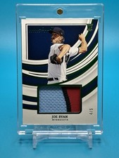 2022 Panini Immaculate Joe Ryan RC Game Used Rookie Patch Twins 4/5