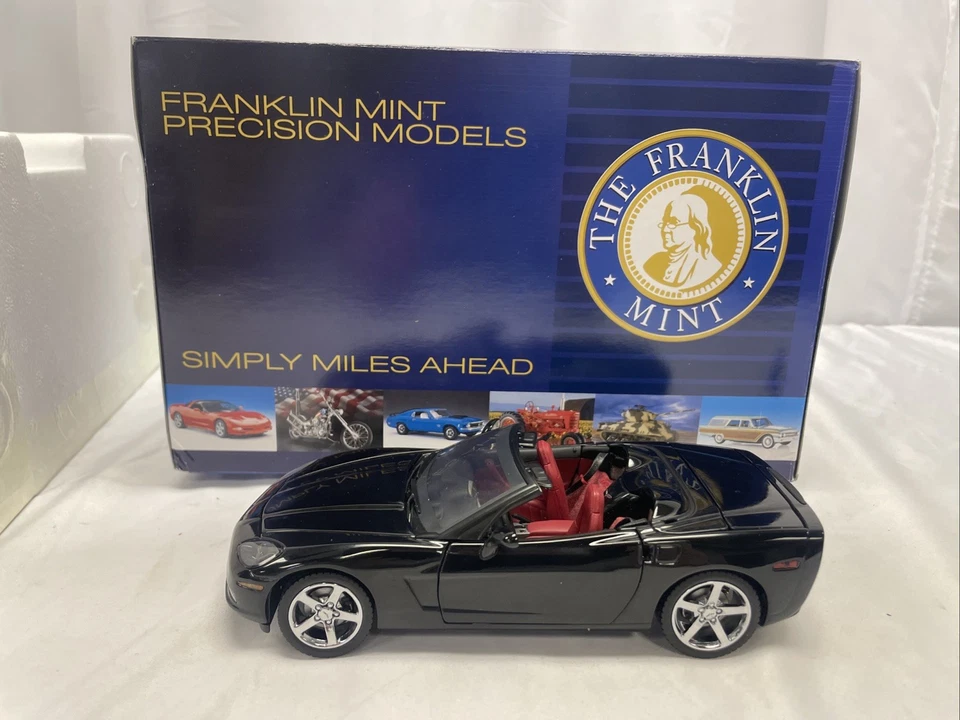 FRANKLIN MINT 2005 CORVETTE C6 CONV. MODEL B11E044 - Image 2 of 4