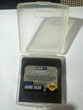 GameTek Jeopardy! Sega Game Gear Cartridge w/ Plastic Case, Quiz Trivia 1992