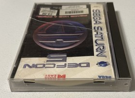 DEFCON 5 (Sega Saturn, 1995) SEGA CIB W/ Manual Tested & Working Fast Free Ship