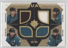 2019 Ultimate Collection Quad Materials 48/99 Patrick Marleau Joe Thornton 2d8
