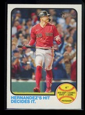 2022 Topps Heritage #201 Hernandez's Hit Decides It