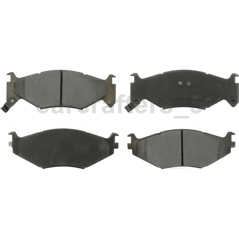 Kit de pastillas de freno delanteras de rotores de freno de disco OE para Chrysler Daytona 1991 3,0 L Foto 2 de 4