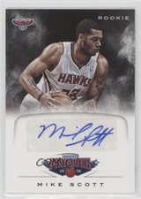 2012-13 Panini Marquee Rookie Signatures Mike Scott #73 Auto 0o9