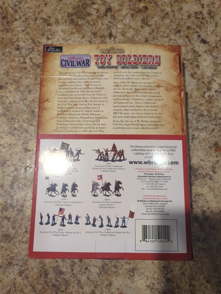 Juego de Infantería Confederada Gran Bretaña SuperDetail Nº 3 # 52014 sin usar, en caja - retirado Foto 3 de 4