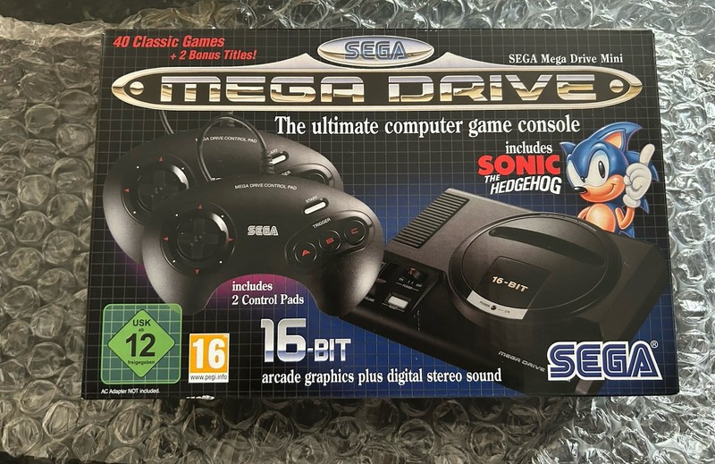 SEGA Mega Drive Mini UK/EU Version Console Brand NEW Unopened