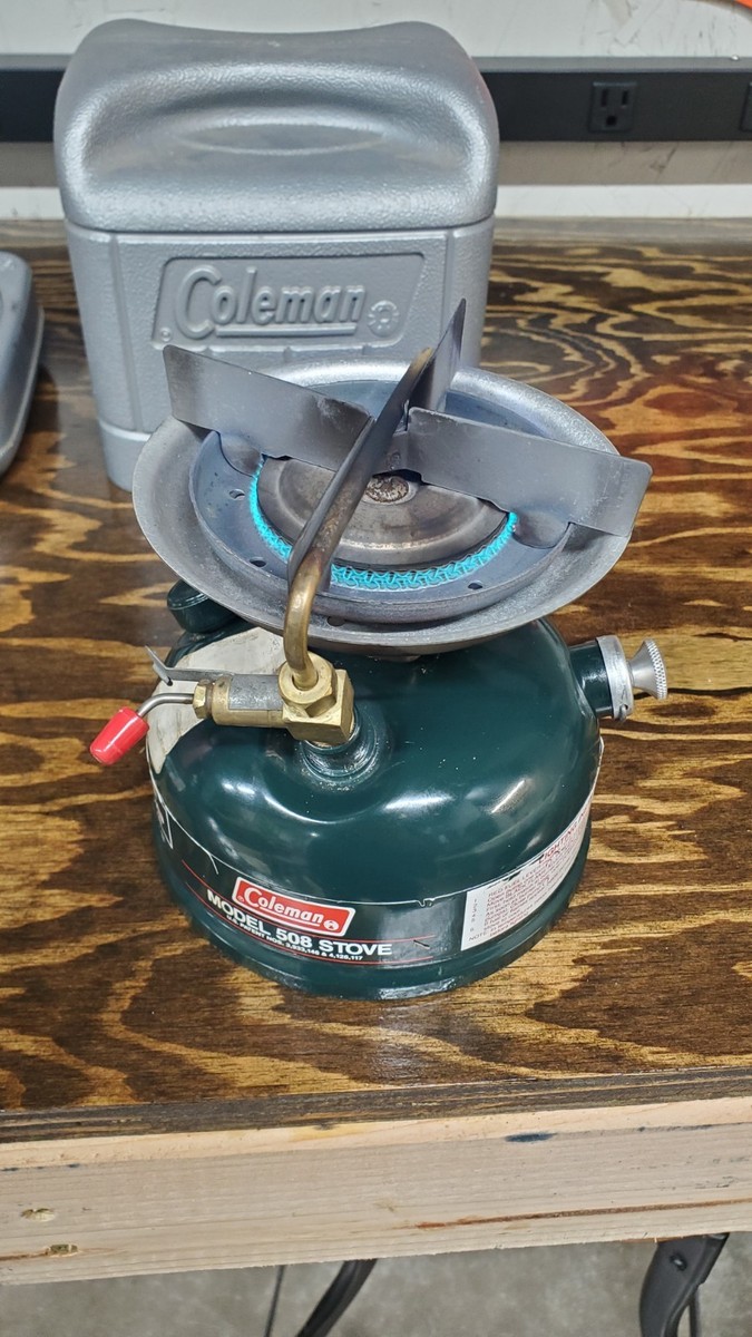 1991 Coleman Single Burner Stove Model 508A With Case for sale