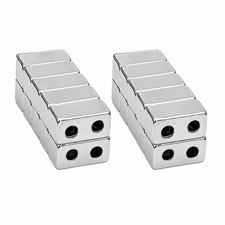 10 Sets Strong 2 Hole Magnetic Clasps for Jewelry Making Mostly 2 Line Bracelets