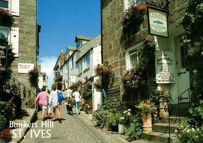 Bunkers Hill, St. Ives: Vintage Postkarte