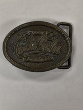 Vintage Coca-Cola Belt Buckle 5 Cents at Fountains Free Shipping
