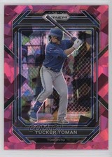 2023 Panini Prizm Pink Ice Prizm Tucker Toman #117 1e19