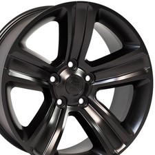 20 Satin Black Wheel For 2011-2018 Ram 1500 - Rvo1498 - Rvo1498