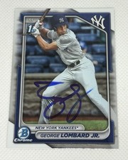 GEORGE LOMBARD Jr Bowman Chrome 2024 Auto