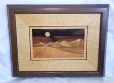 Sue Merseman Signed & Framed Marquetry Design #33