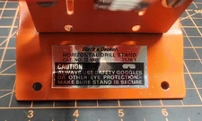 Black & Decker 72-100 Horizontal Drill Stand Type 2 Bench Mount Tool USA
