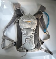 Gray Camelbak Hydration With Water Reservoir Bladder Backpack 1.5L 50oz. EUC