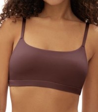 NEW Gap GapBody Women's Super Stretch Scoop Bralette Brown Size xL