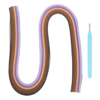 "Papier Quilling Streifen 21.3\" 3Mm Mit Stift (Lila 120 Streifen)"